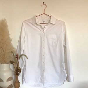 White Cotton Button Down